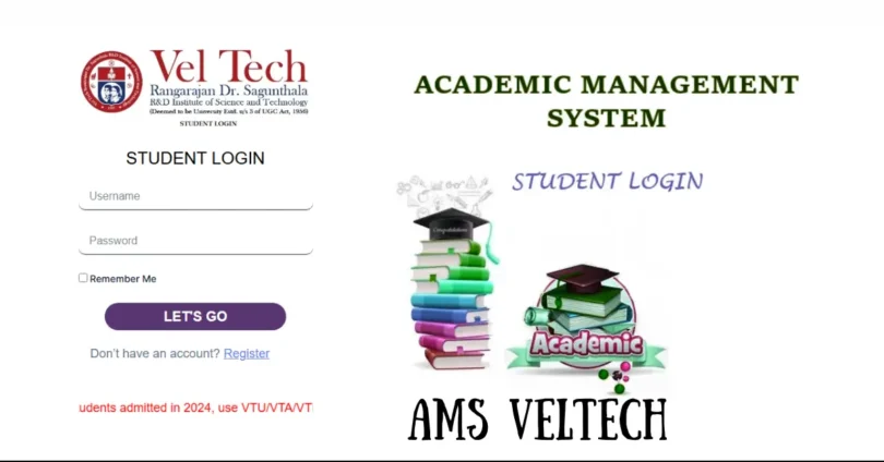 AMS Veltech Student Porta