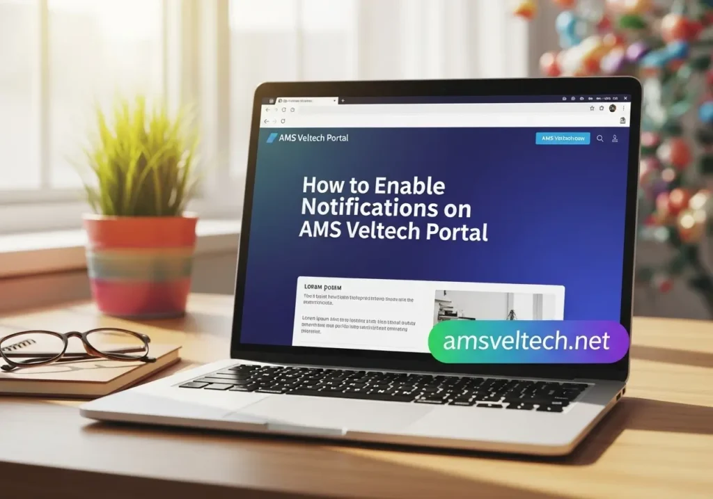 Enable Notifications on AMS Veltech Portal