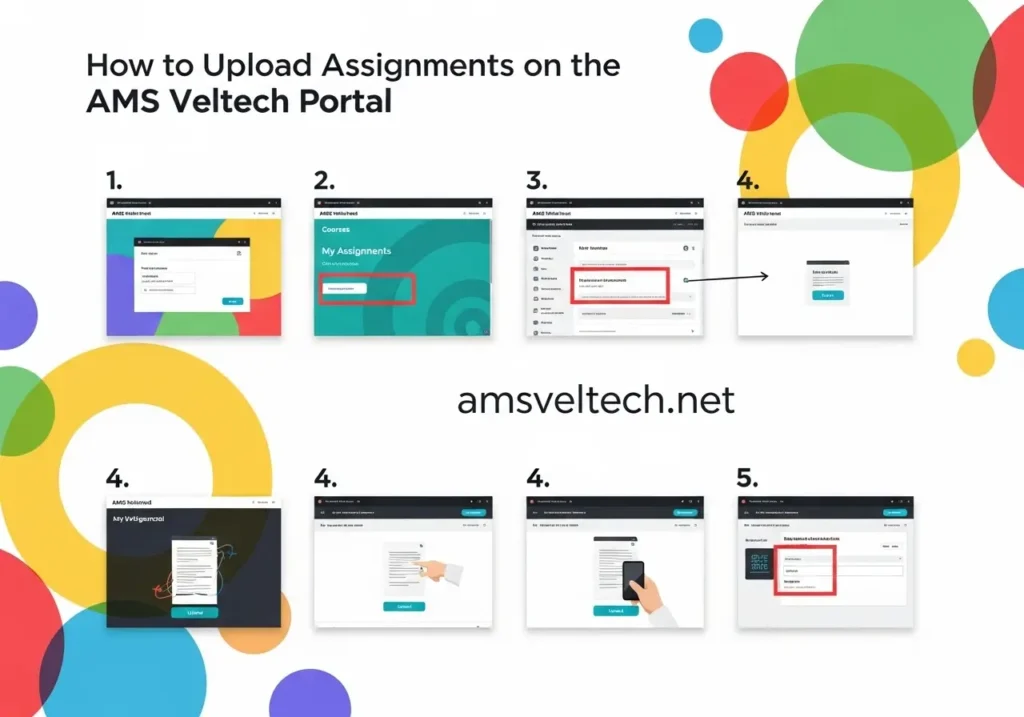 How to Upload Assignments on the AMS Veltech Portal How to Upload Assignments on the AMS Veltech Portal